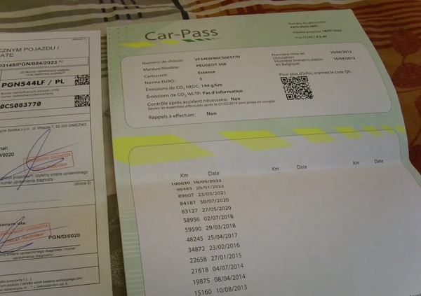 Peugeot 308 cena 14800 przebieg: 109350, rok produkcji 2012 z Gniezno małe 352